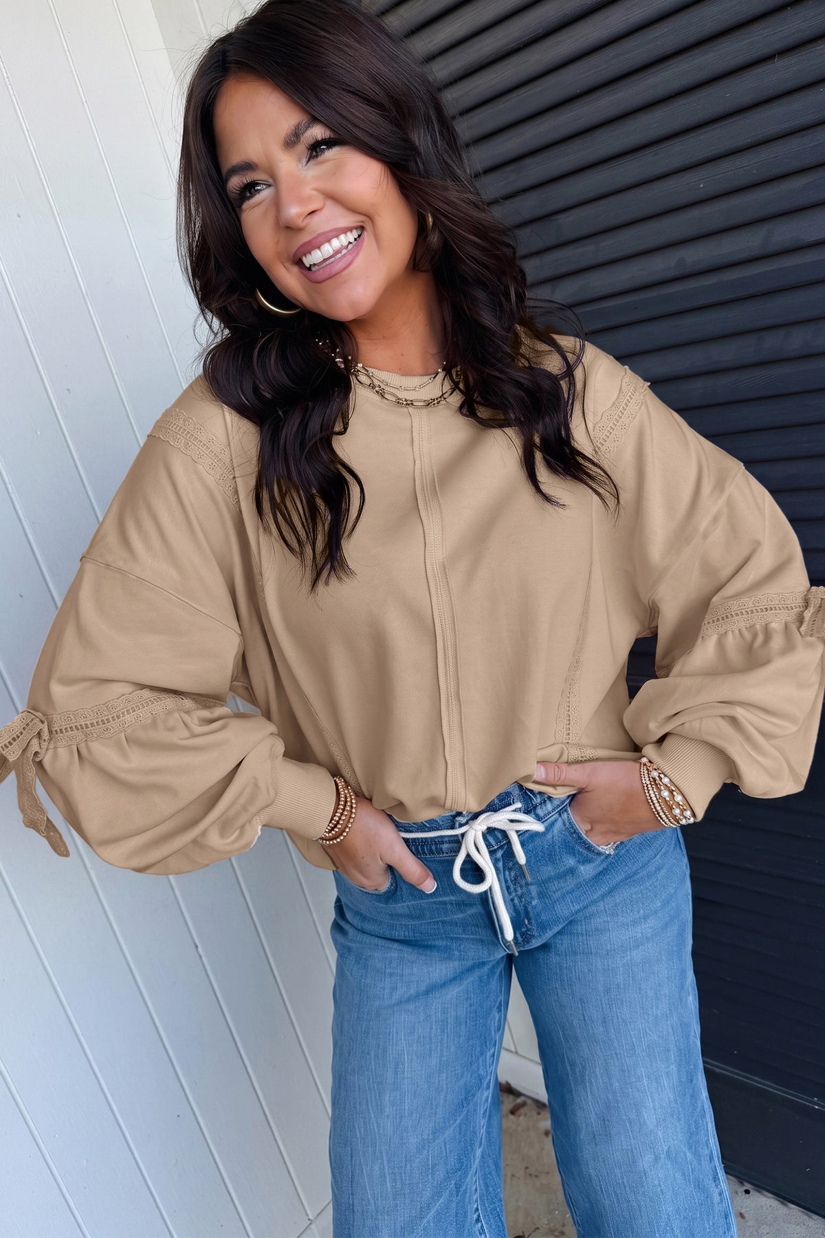 The Cheyenne Lace Sweatshirt