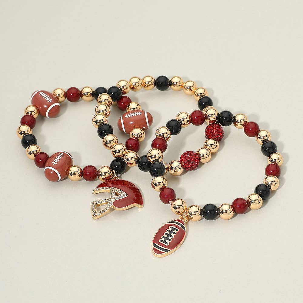 Game Day Football Helmet Charm