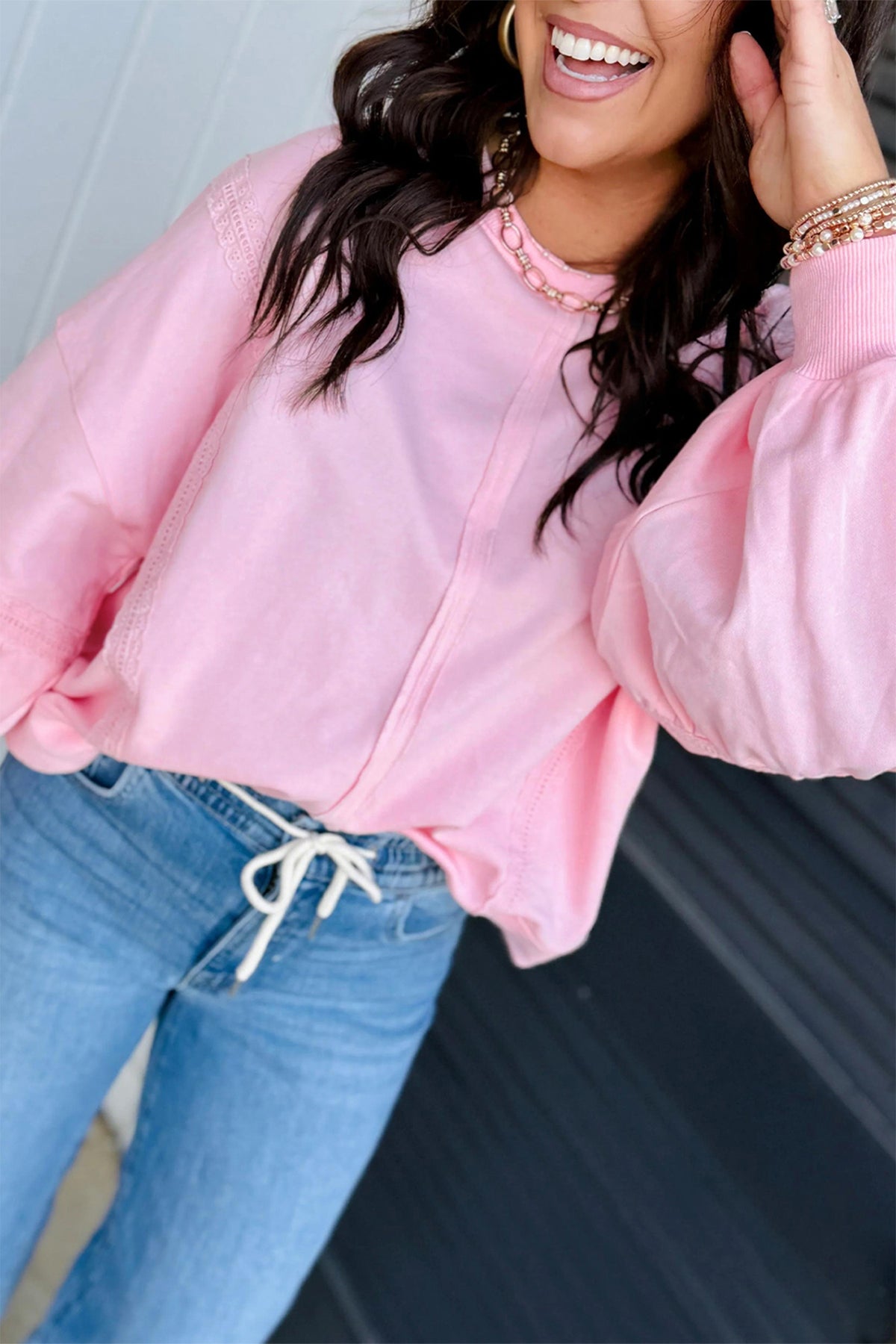 The Cheyenne Lace Sweatshirt