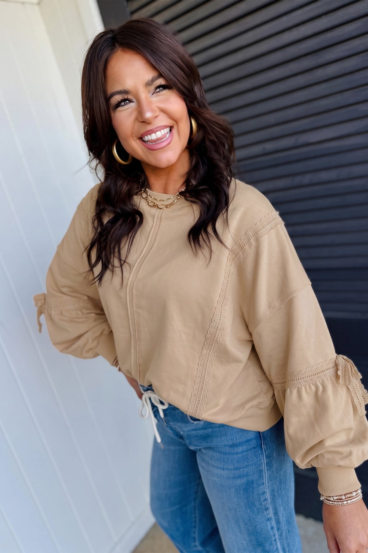 The Cheyenne Lace Sweatshirt