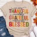 Thankful Grateful Blessed Graphic Apparel