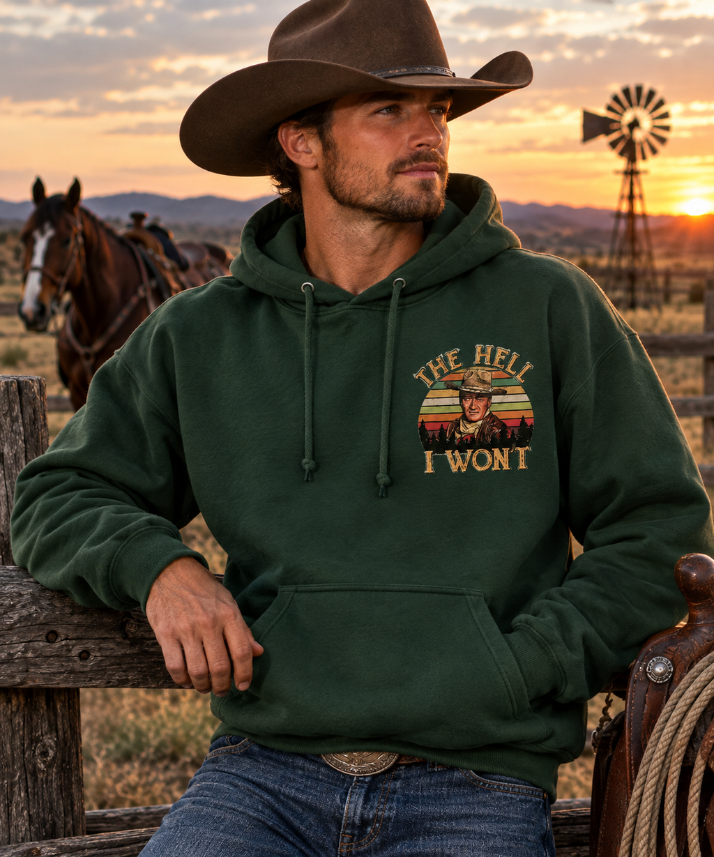 The Duke Rugged Cowboy Hoodie