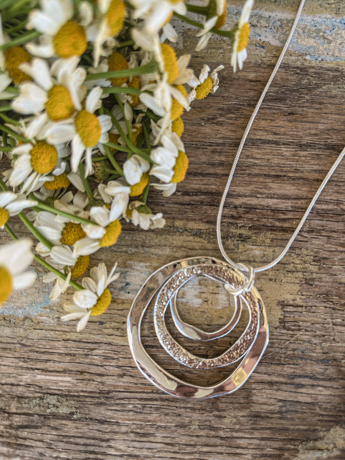 Boho Silver Pendant Necklace – Western Pendant Necklace for Women
