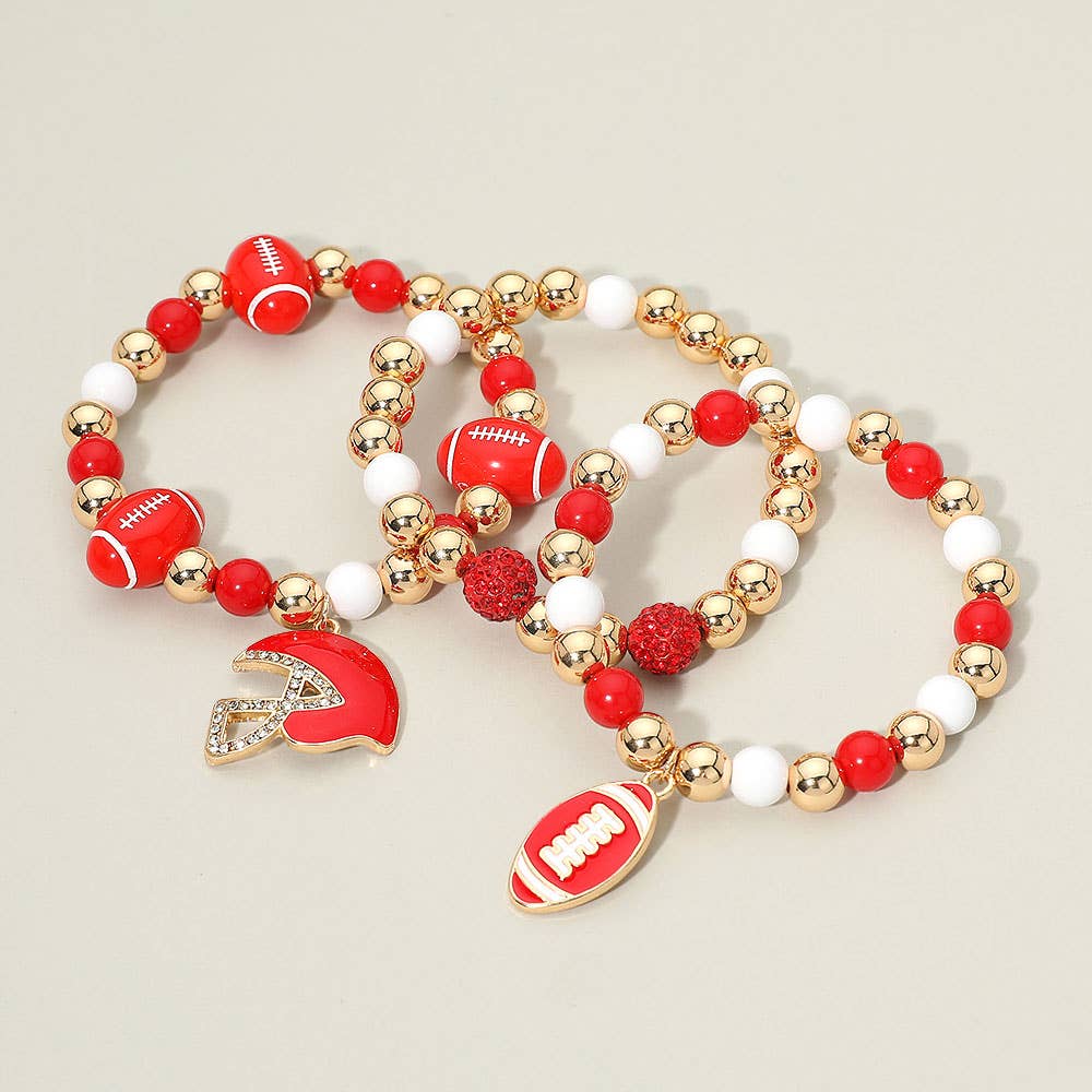 Game Day Football Helmet Charm