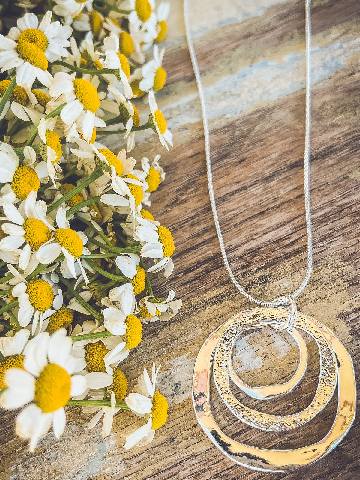 Boho Silver Pendant Necklace – Western Pendant Necklace for Women