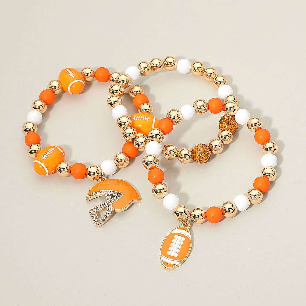 Game Day Football Helmet Charm