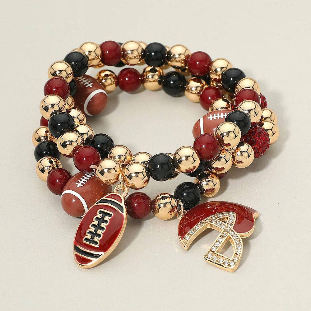 Game Day Football Helmet Charm