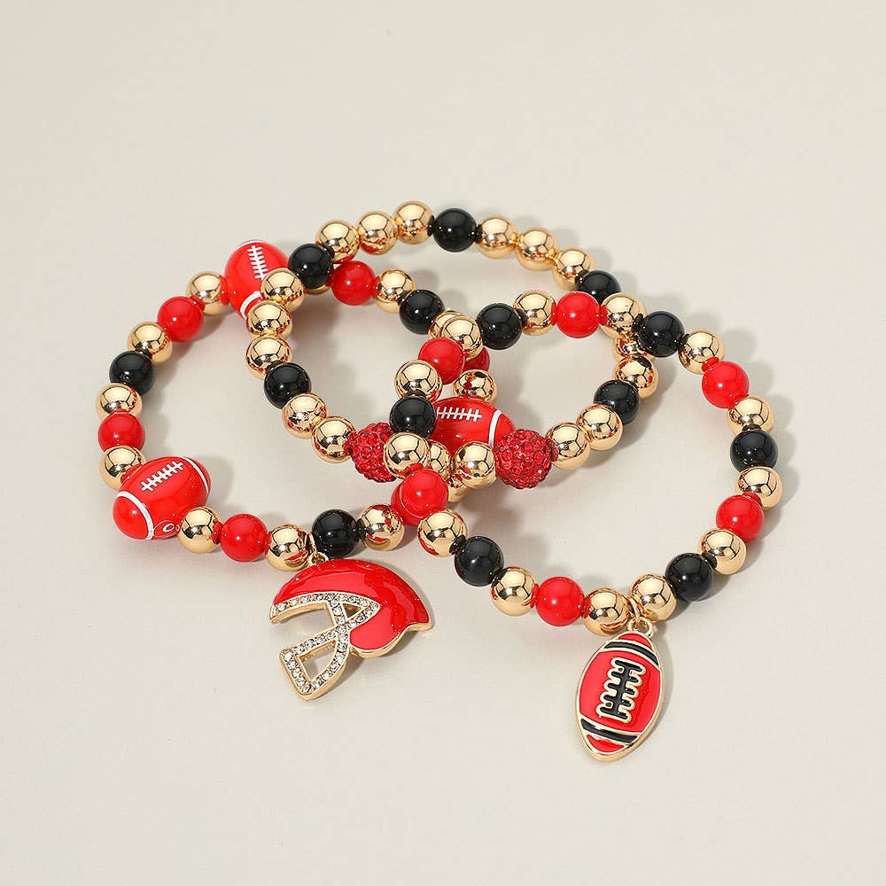 Game Day Football Helmet Charm