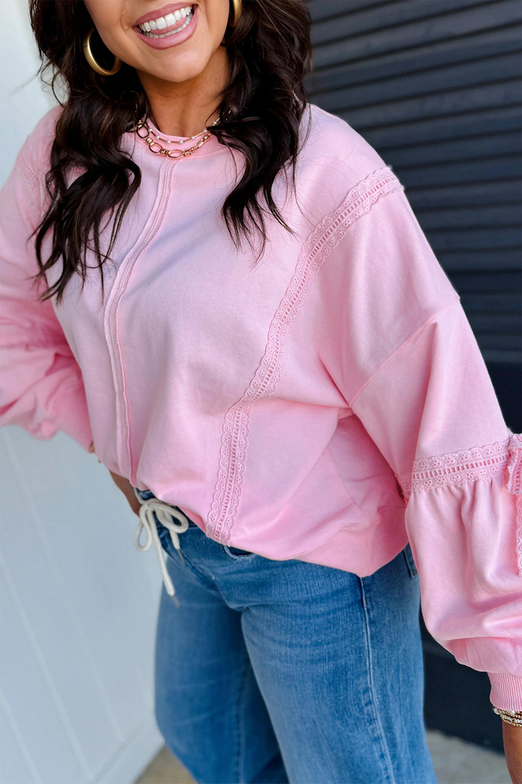 The Cheyenne Lace Sweatshirt