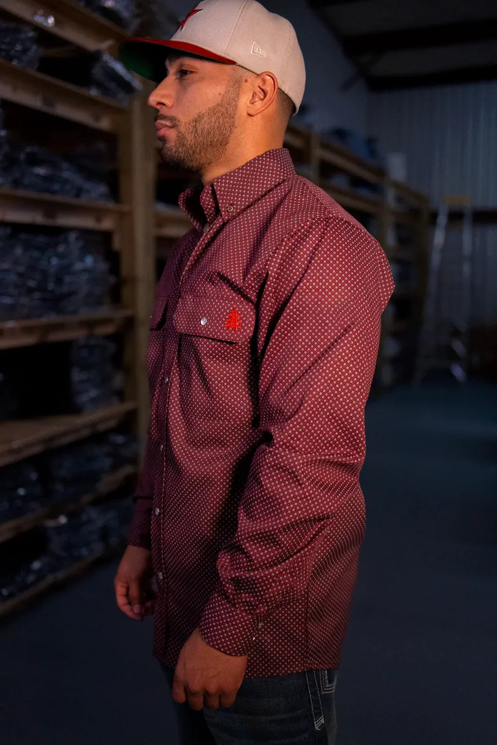 Rustline FR Pearl Snap – Western Flame-Resistant Work Shirt for Men