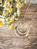 Boho Silver Pendant Necklace – Western Pendant Necklace for Women