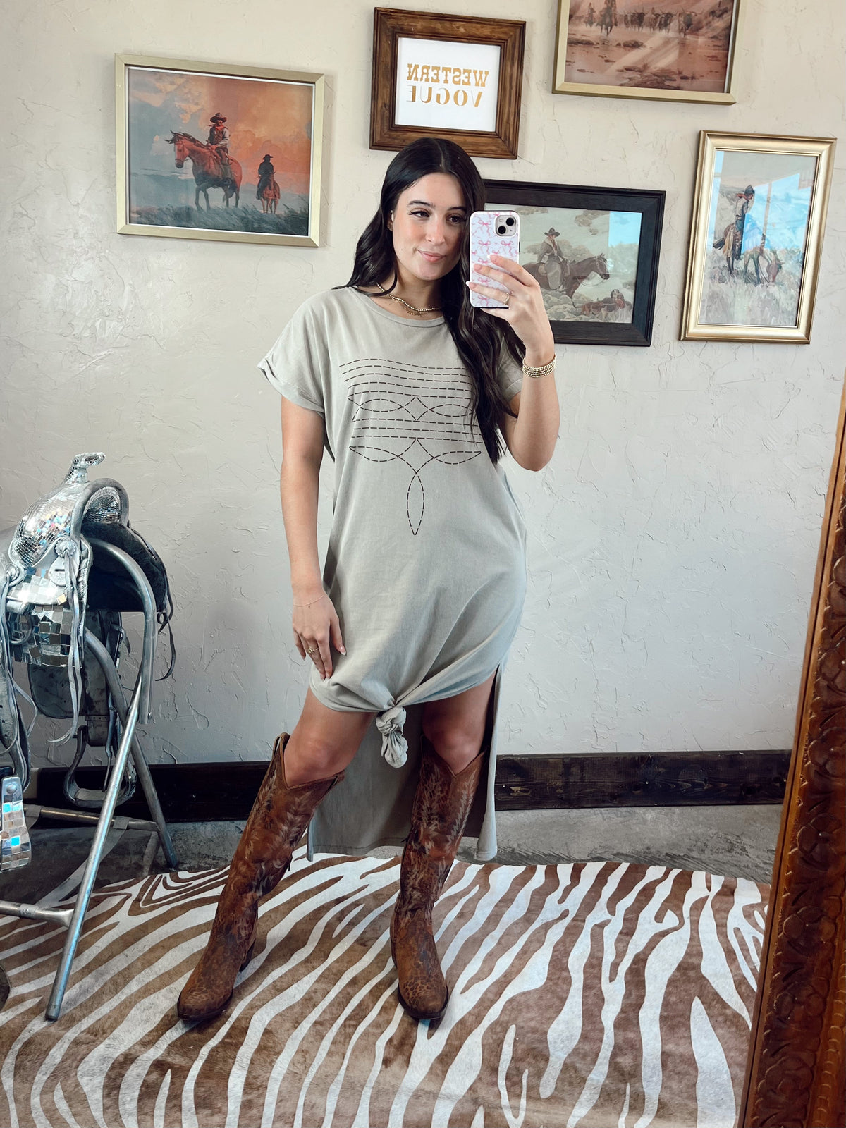 The Two-Step Tee Dress: