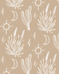 Desert Sky Wallpaper, Latte and White