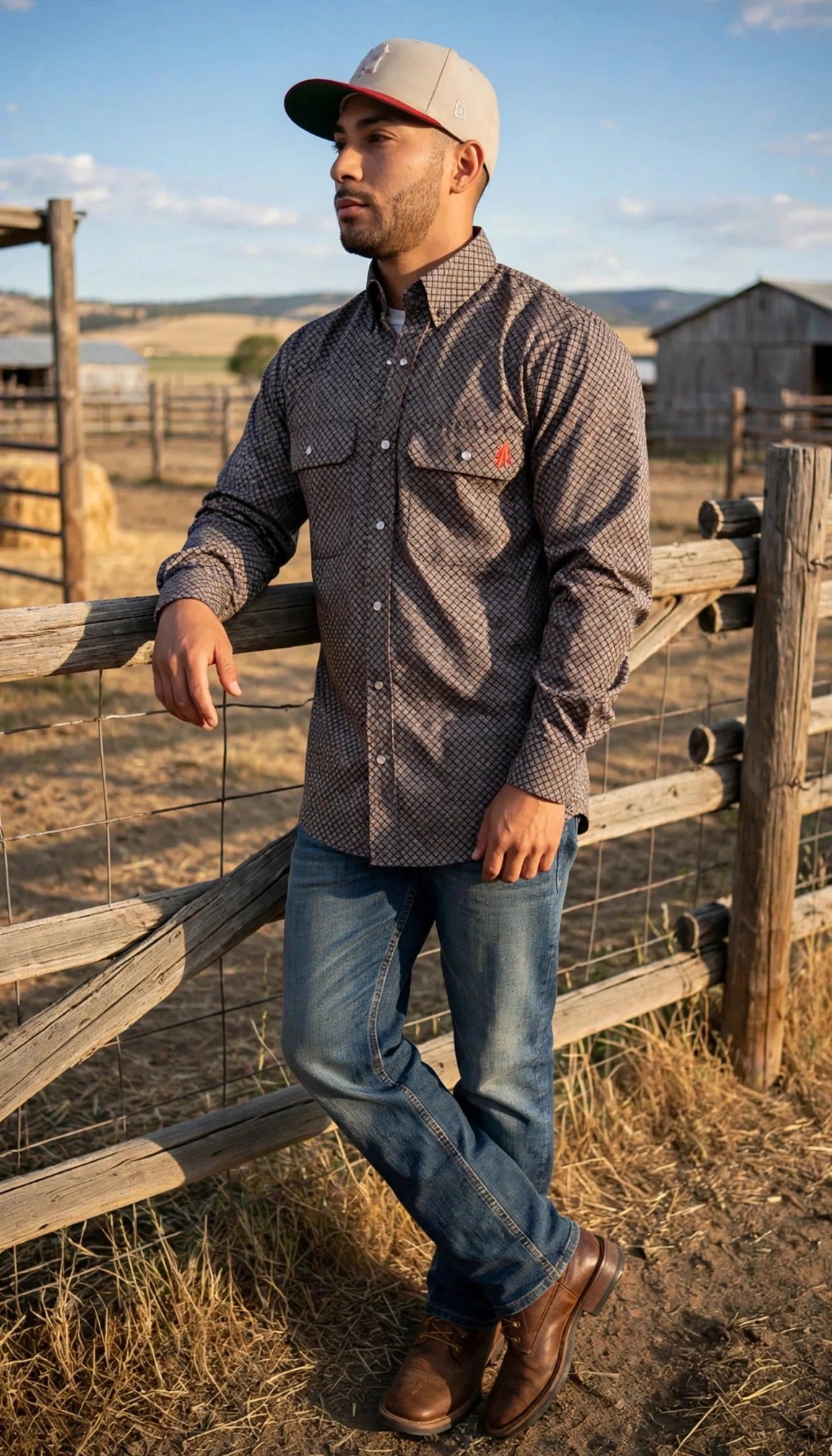 Copperhead FR Pearl Snap Work Shirt — lifestyle photo