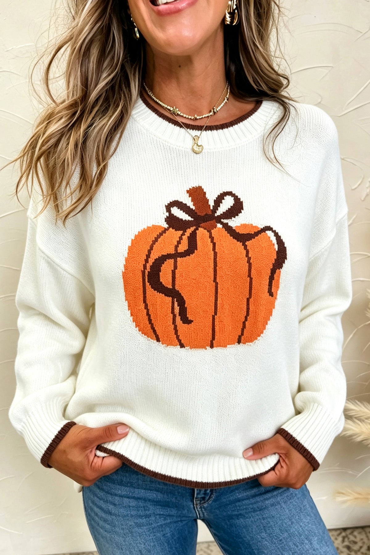 The Chicory Coffee Pumpkin Sweater