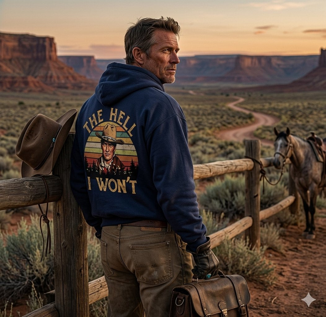 The Duke Rugged Cowboy Hoodie