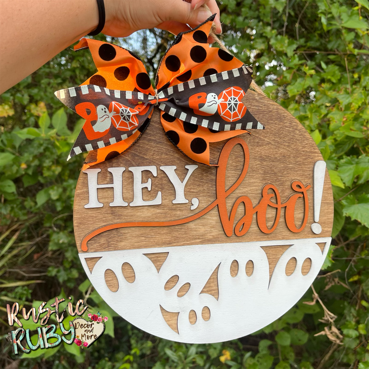 Hey Boo Door Hanger