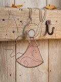 Handmade Stained Glass Guardian Angel Ornament - Multiple Colors Available