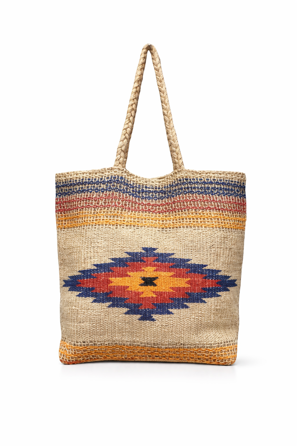 Desert Dusk Aztec Woven Tote