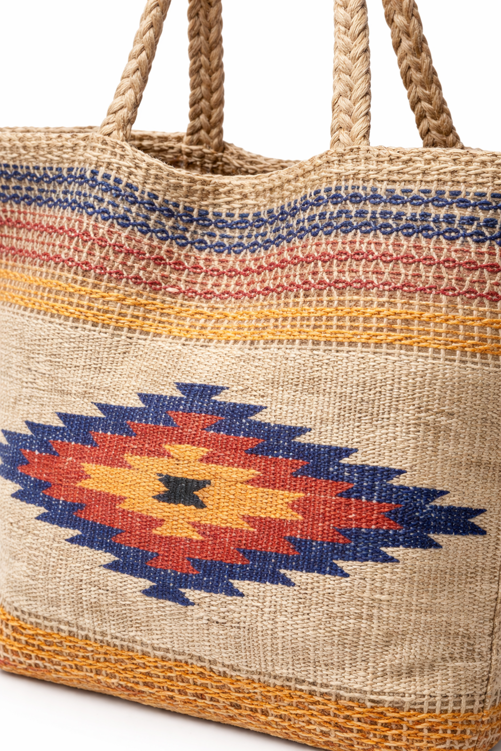 Desert Dusk Aztec Woven Tote
