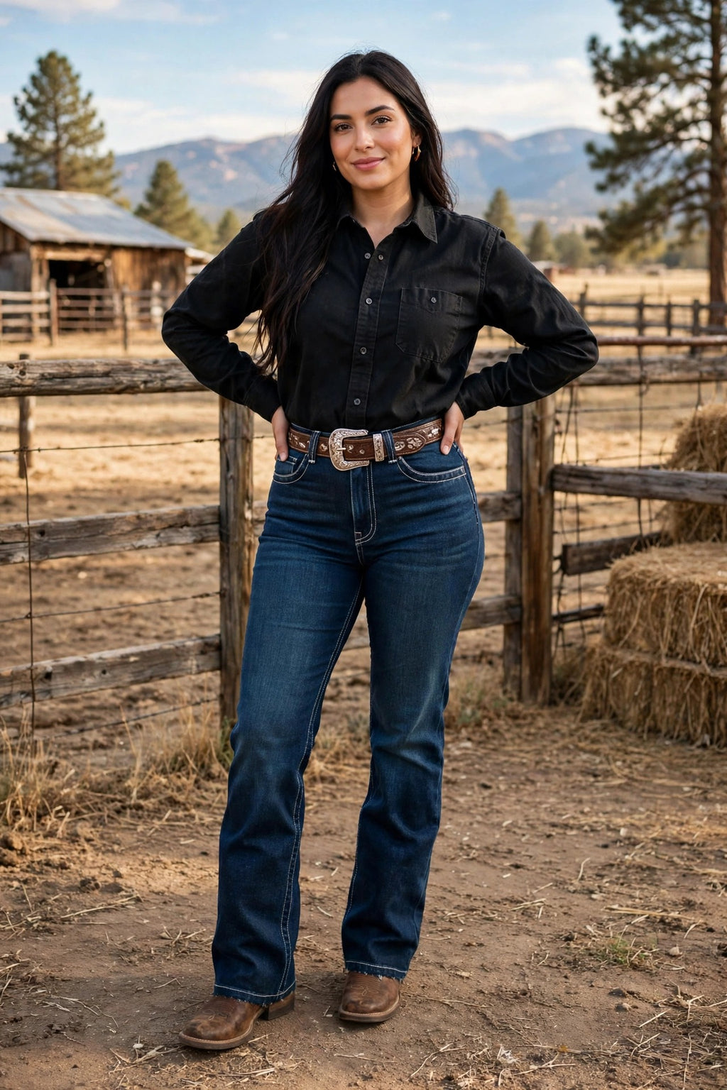 Women's FR High-Waisted Jeans — lifestyle photo